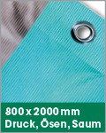 800 x 2000 mm | Druck, Ösen, Saum