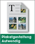 Plakatgestaltung aufwendig